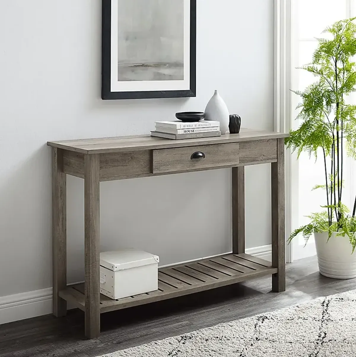 Arlandes Gray Sofa Table