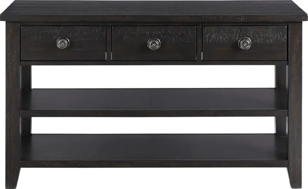 Pawbeedle Espresso Sofa Table