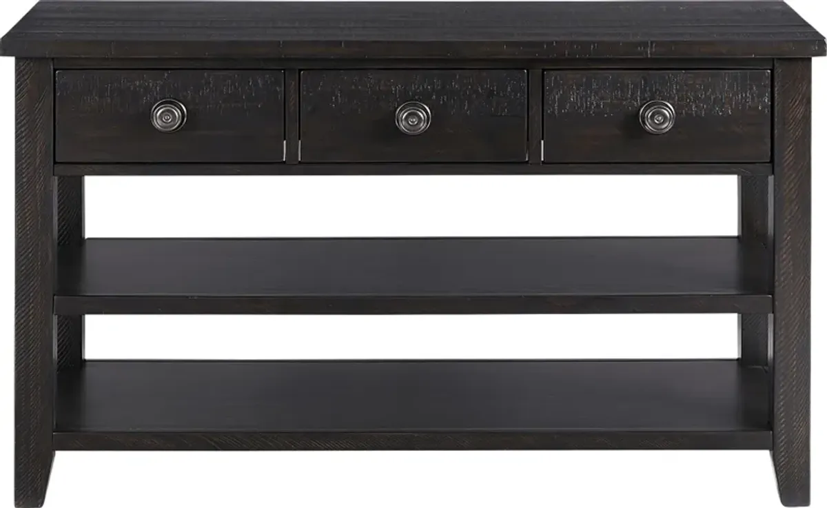 Pawbeedle Espresso Sofa Table