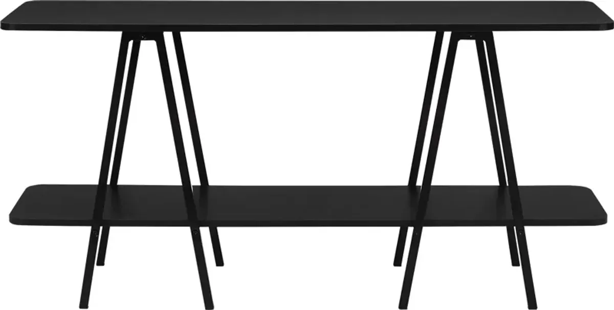 Jessee I Black Sofa Table