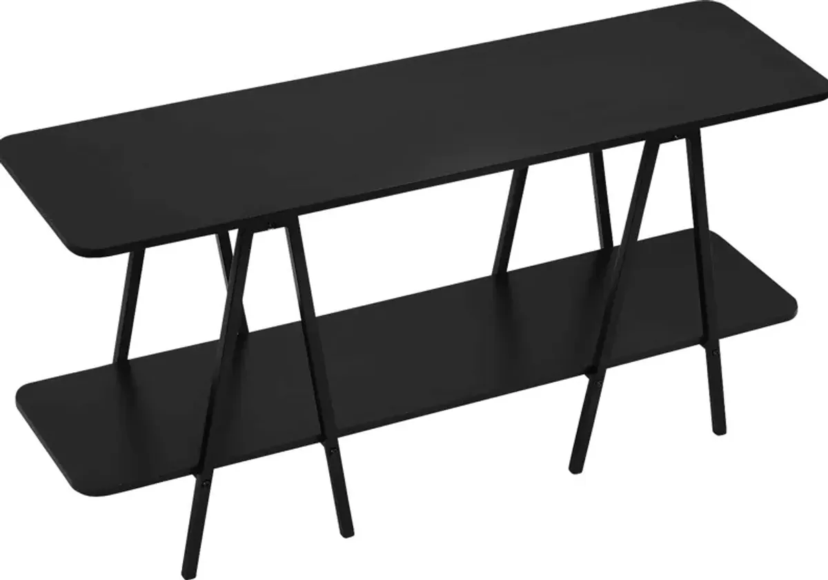 Jessee I Black Sofa Table