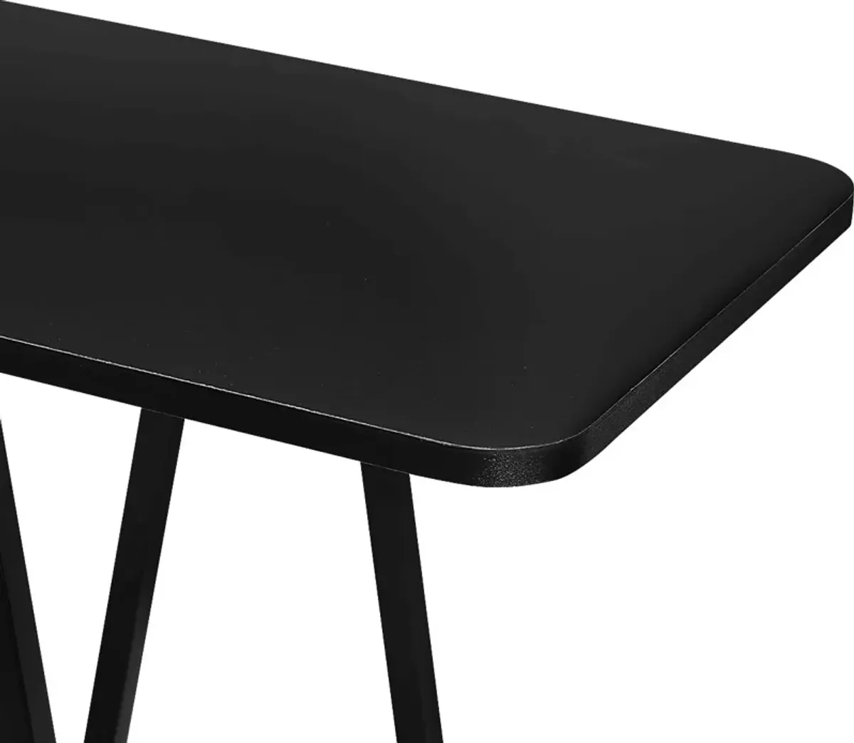 Jessee I Black Sofa Table