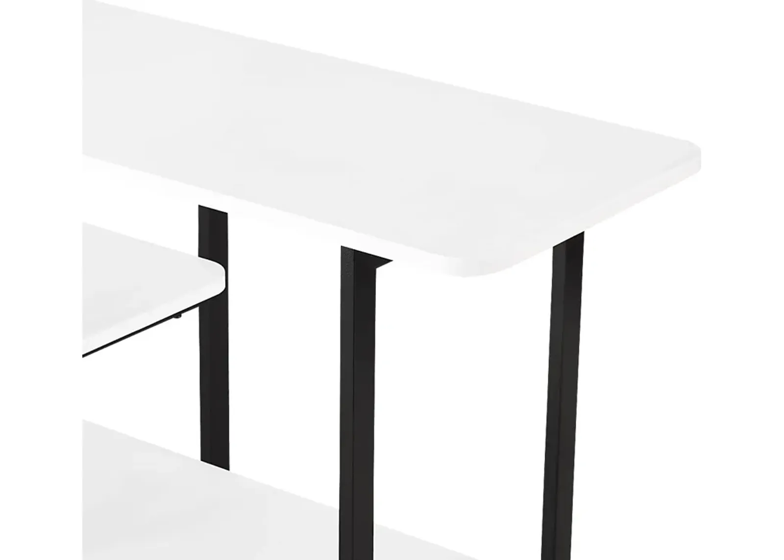 Jessee II White Sofa Table