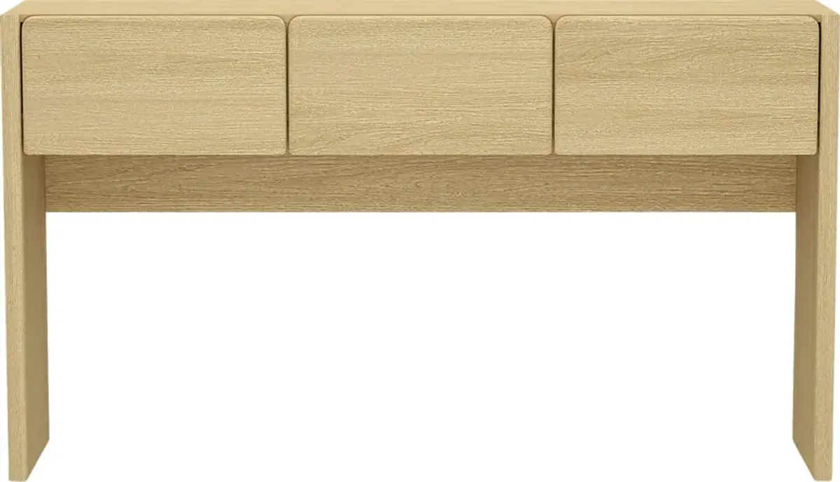 Herosunny Natural Console Table