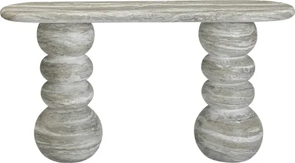 Ganrose Outdoor Gray Console Table