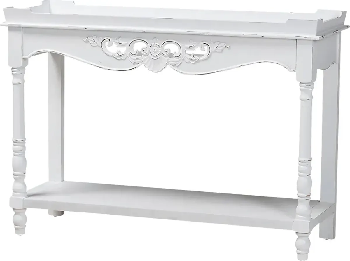 Beedlemart White Console Table