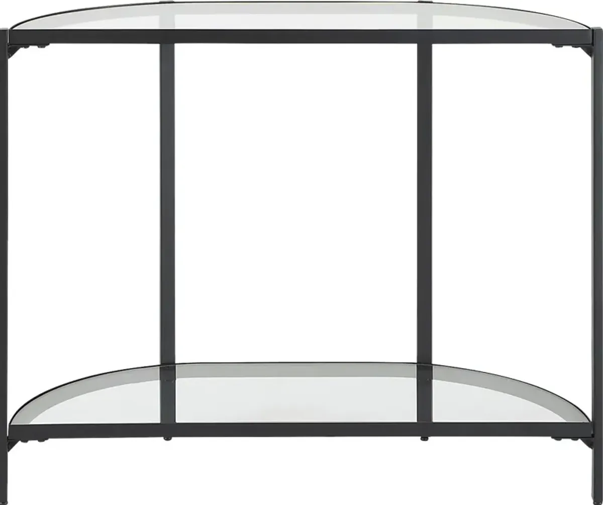 Tharo Black Console Table