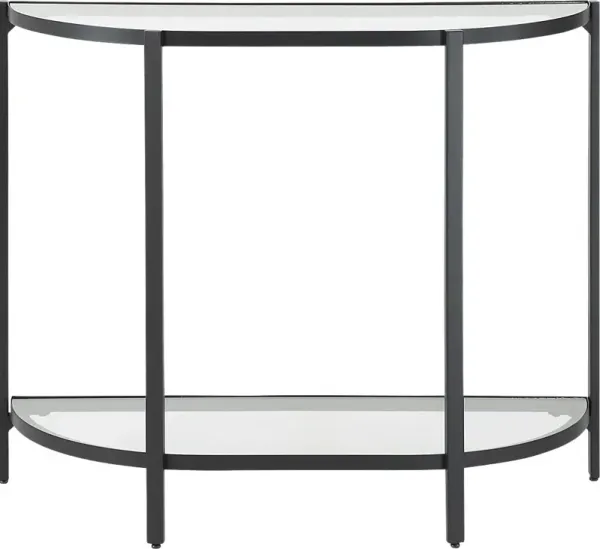Tharo Black Console Table