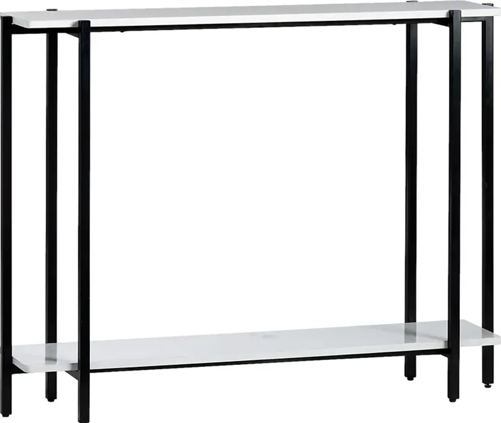 Veilleux White Console Table