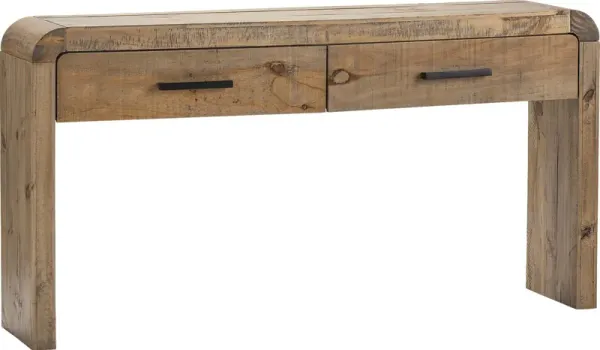 Broadfording Brown Console Table