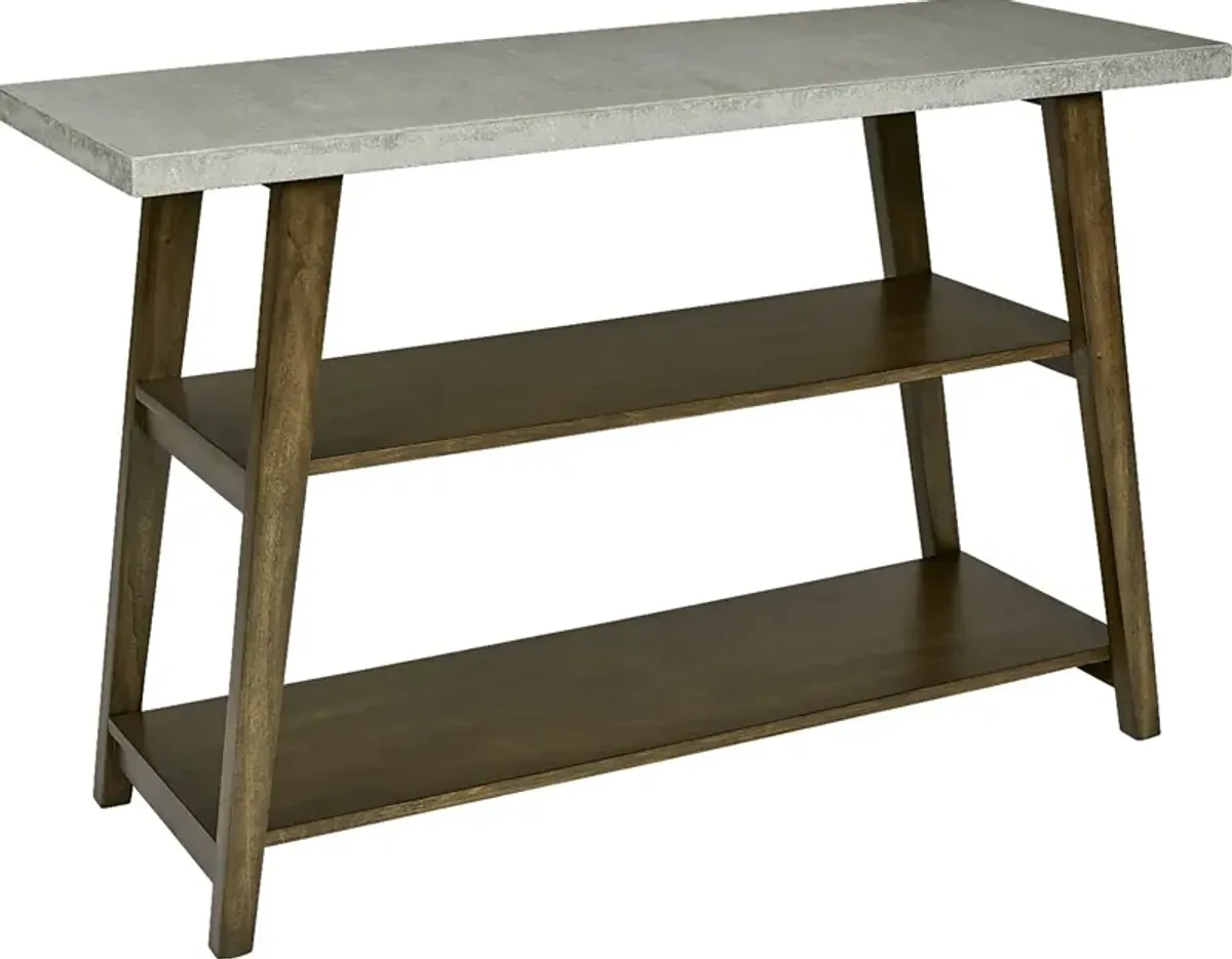 Anunsen I Brown Sofa Table