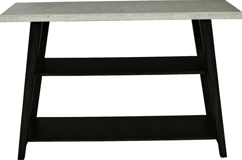 Anunsen II Black Sofa Table