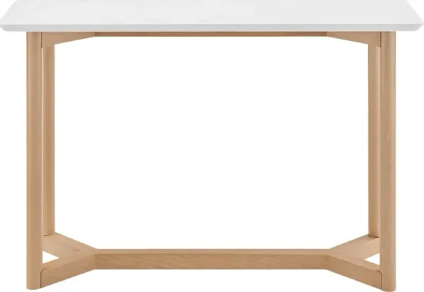 Chicotey White Console Table