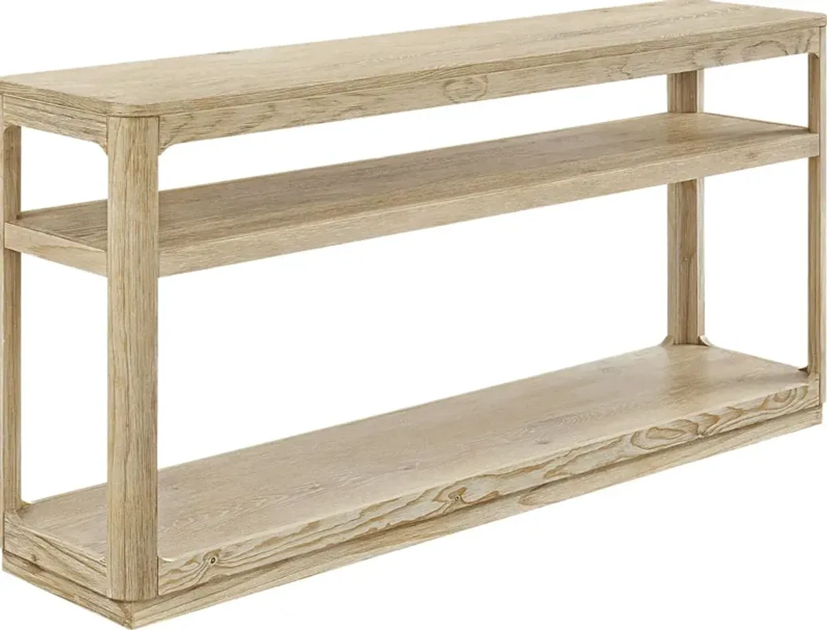 Keyhan Natural Sofa Table