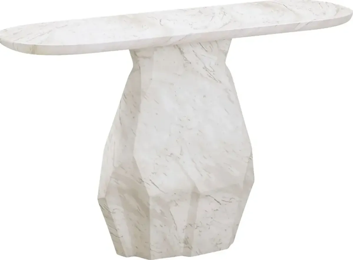 Accentgate White Console Table