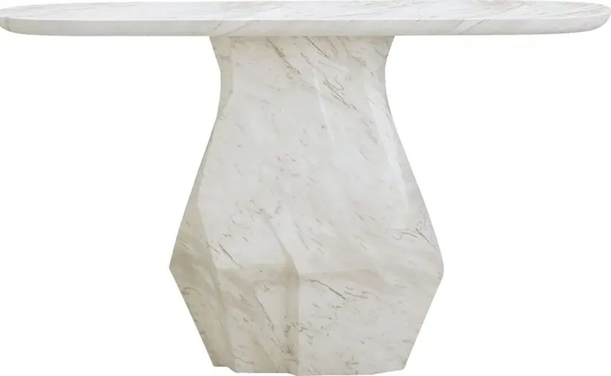 Accentgate White Console Table