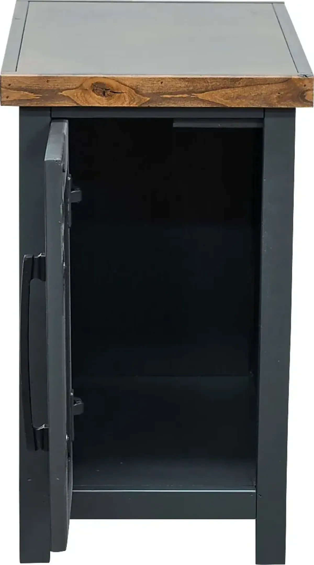 Trisano Black Nightstand