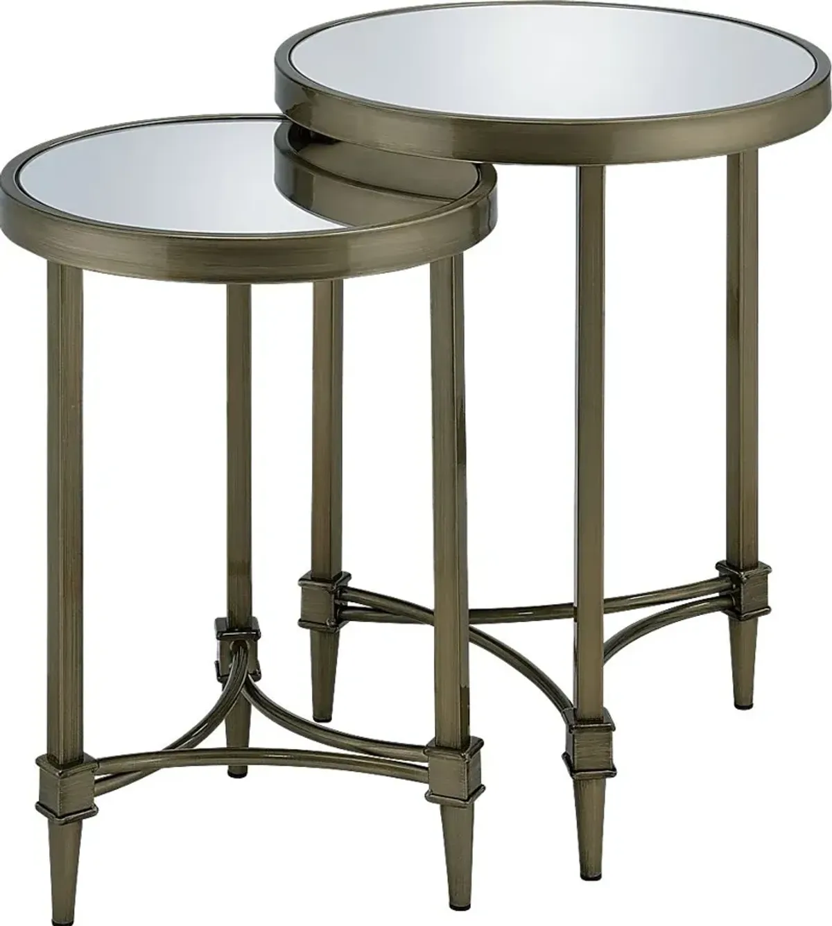 Lagremas Gold Nesting Table, Set of 2