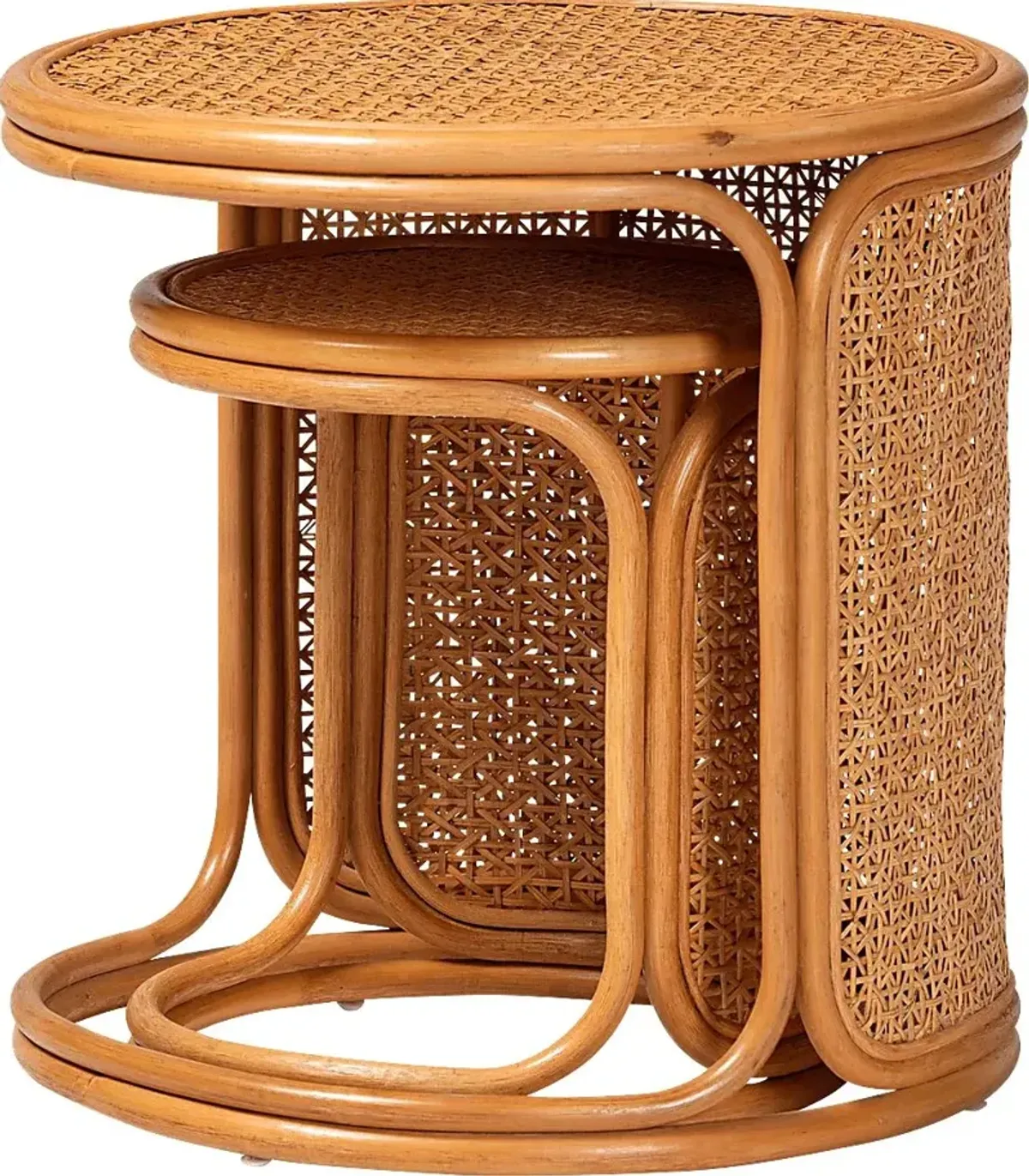 Orluk Brown Nesting Table, Set of 2