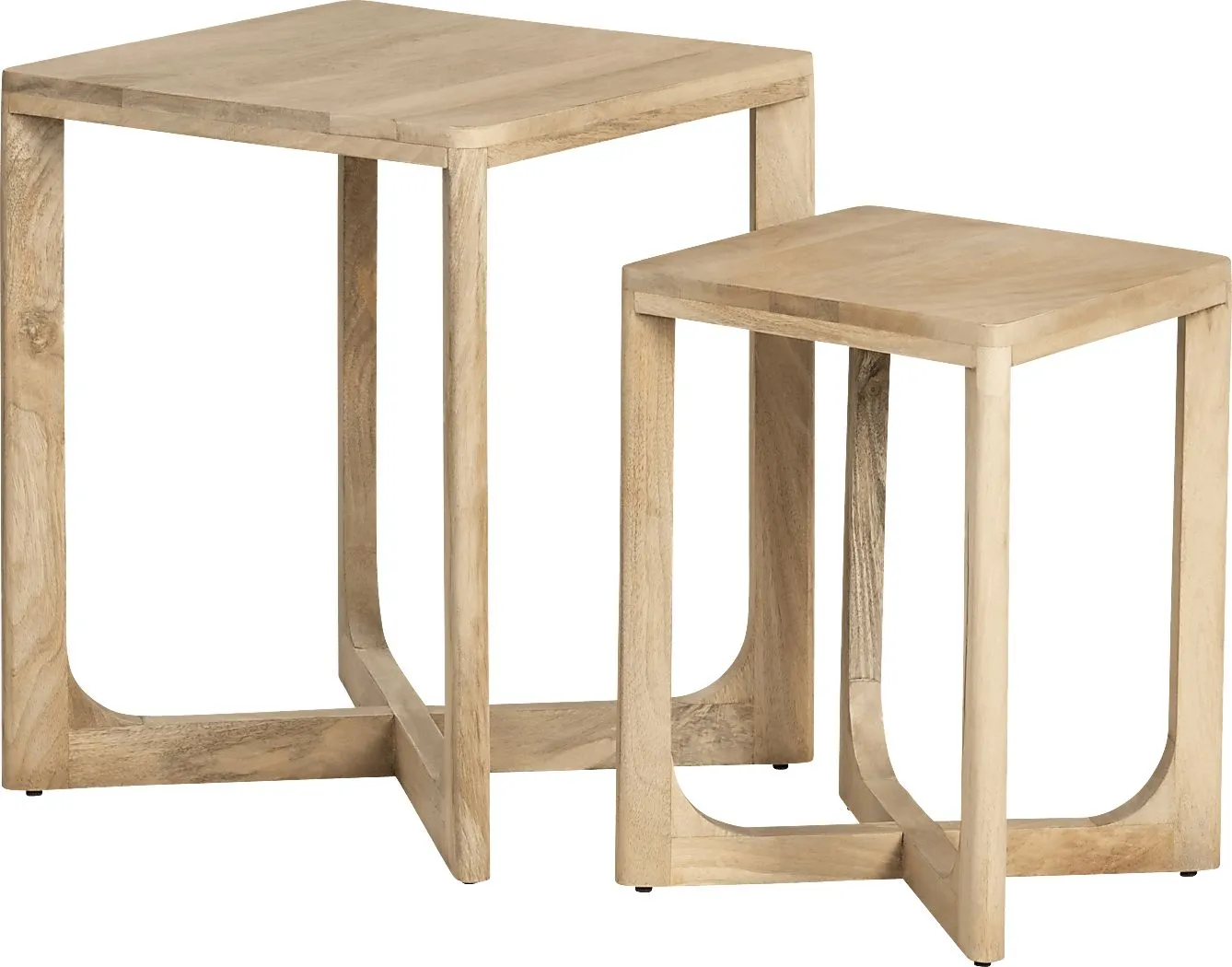 Koivu Light Brown Nesting Table, Set of 2