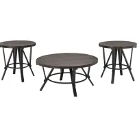 Aneas Gray Occasional Table Set