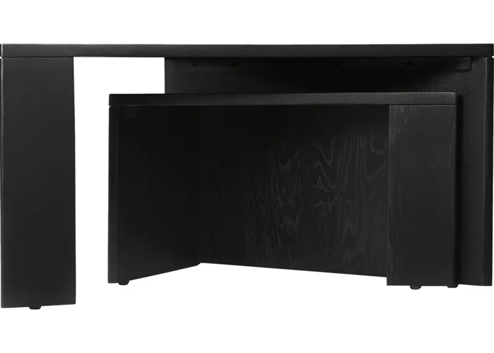 Belita Black Nesting Coffee Table Set