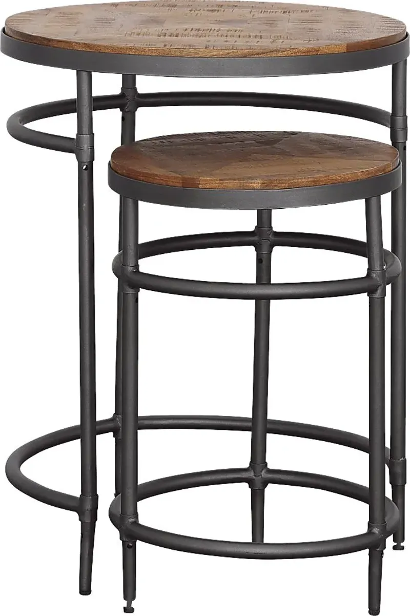 Silverway Brown Nesting Tables, Set of 2