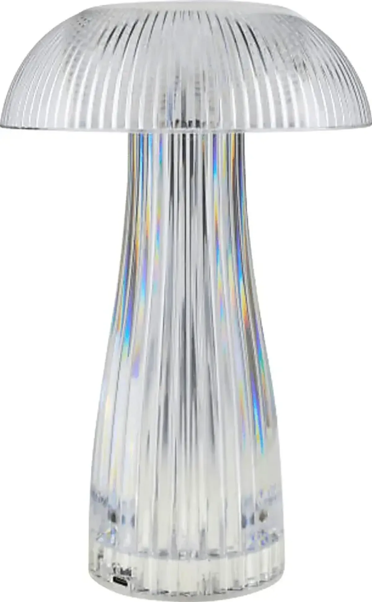 Kids Tall Mush Clear Lamp