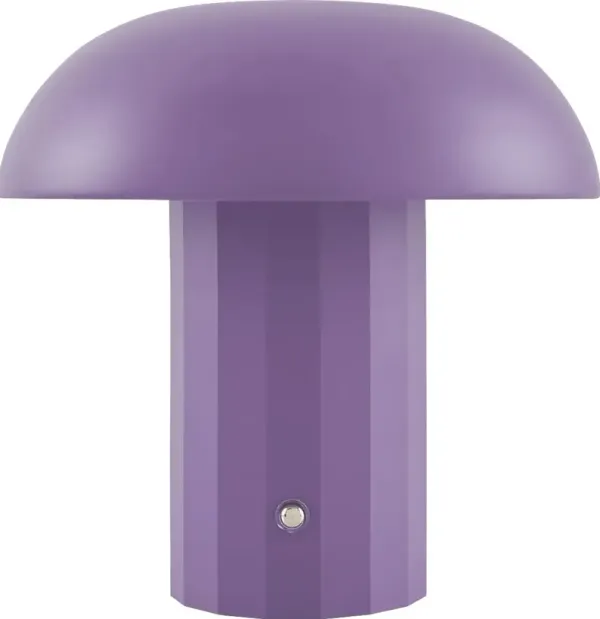 Kids Mini Mush Purple Lamp