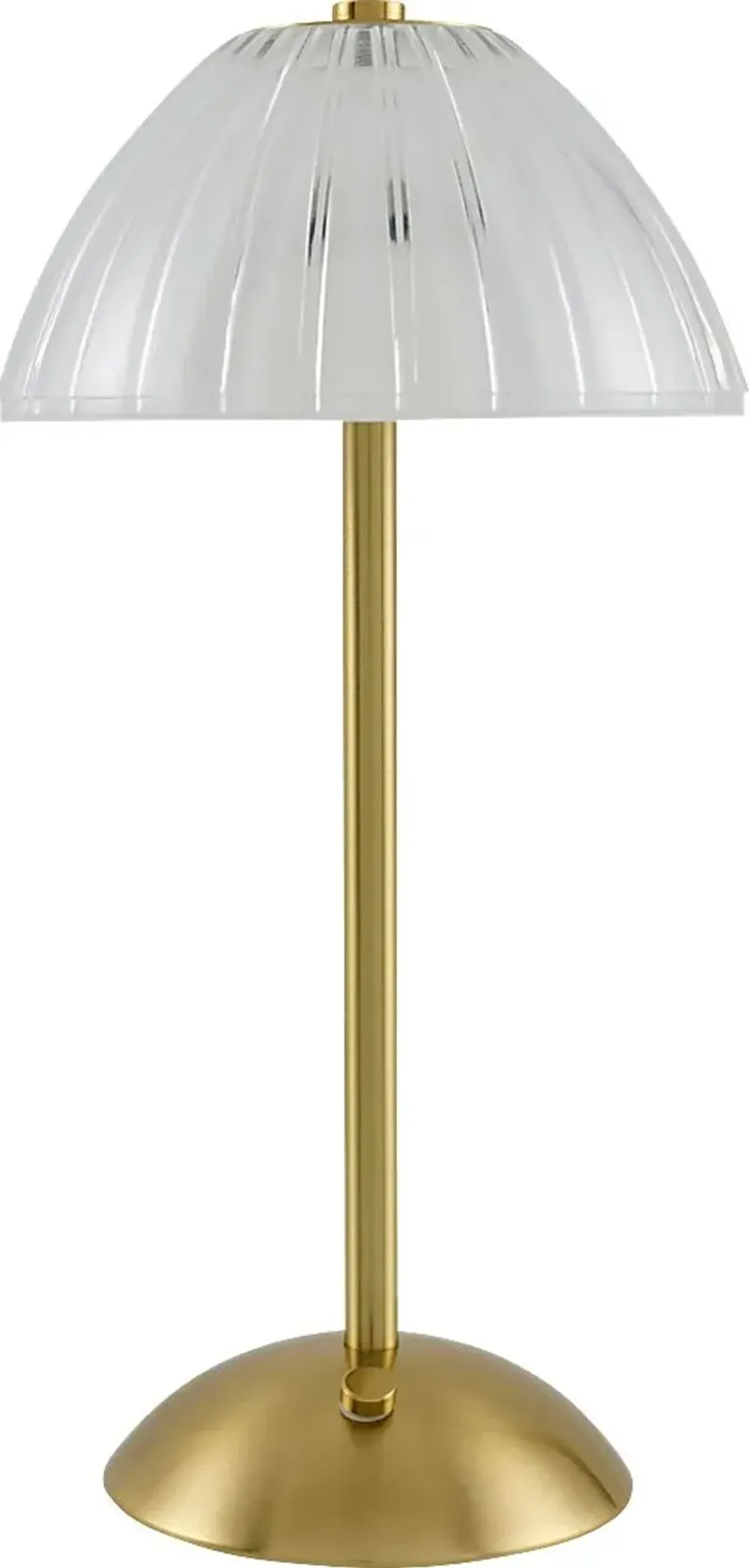 Kids Fleurly Gold Lamp