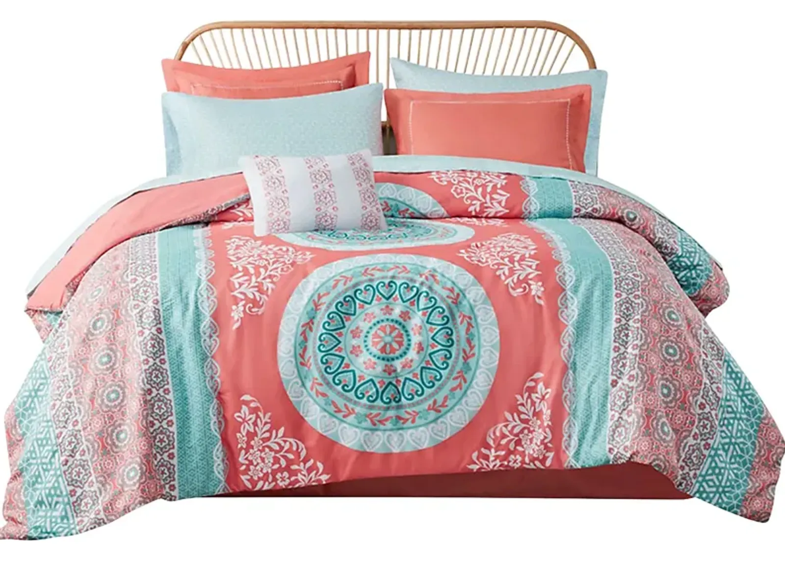 Gallaudet Red Twin Comforter Set