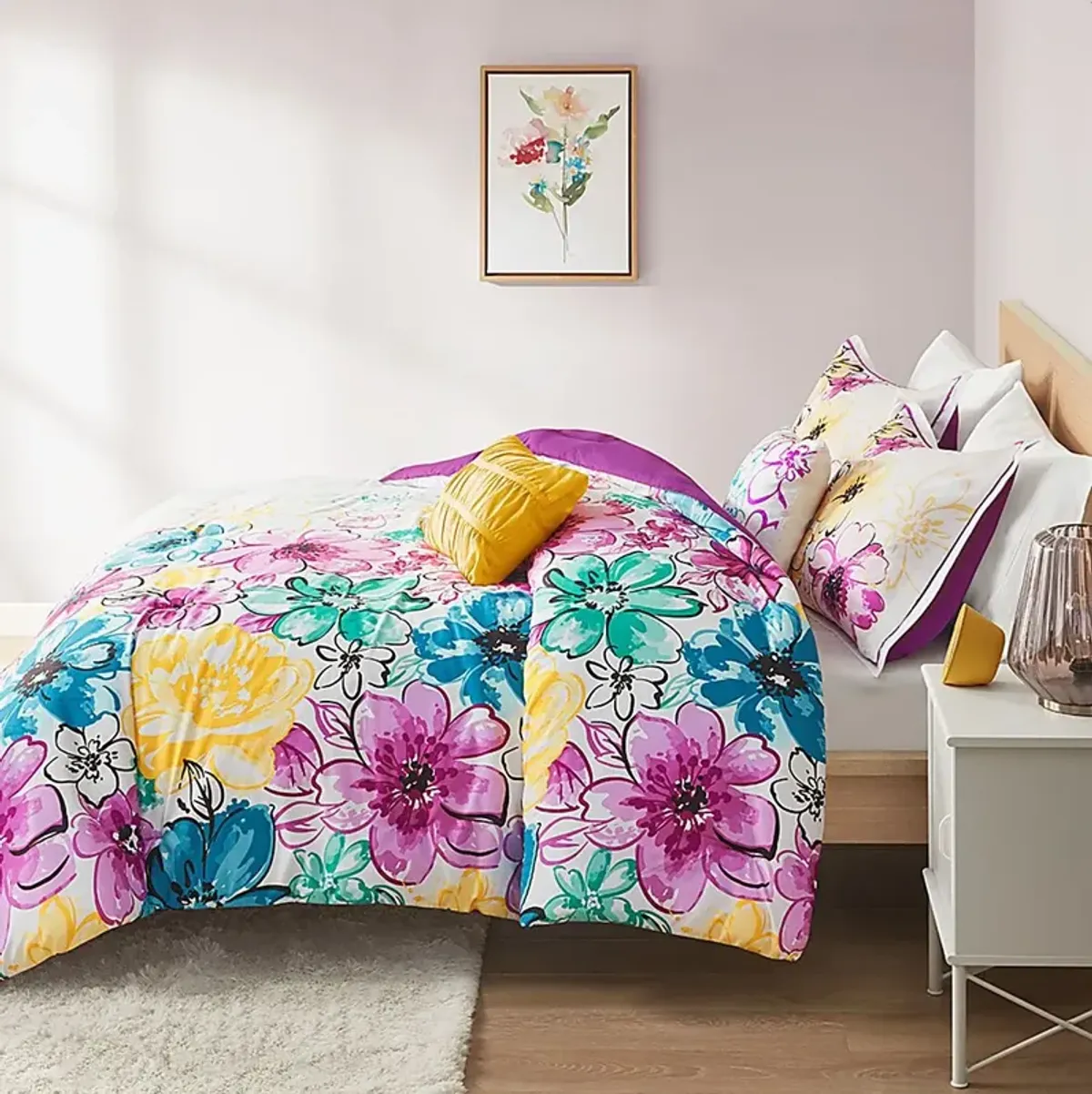 Kallmia Blue Twin/Twin XL Comforter Set