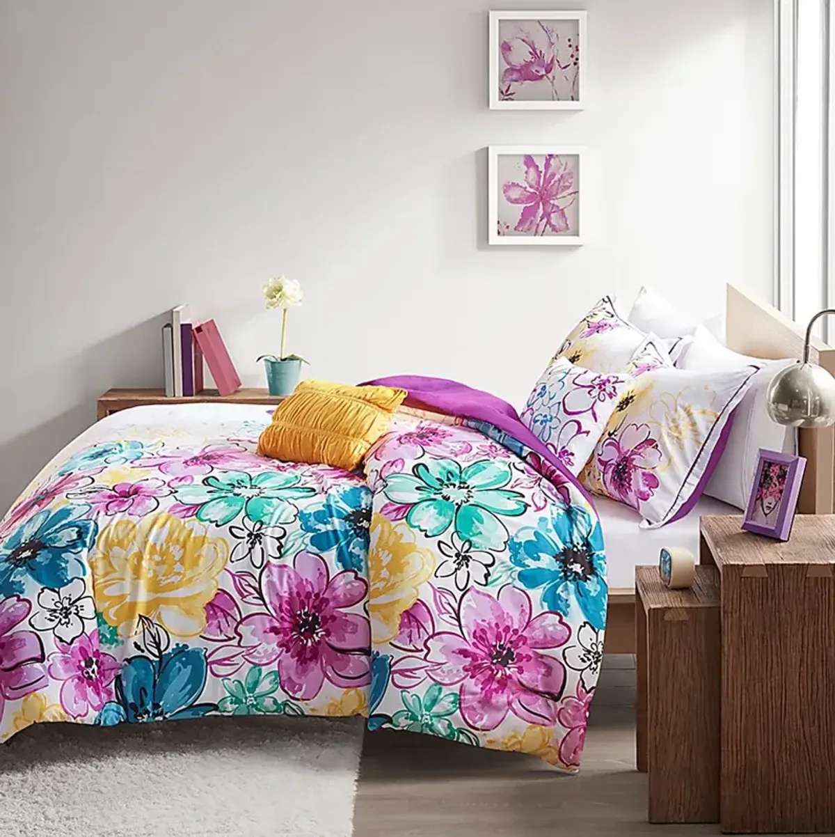 Kallmia Blue Twin/Twin XL Comforter Set