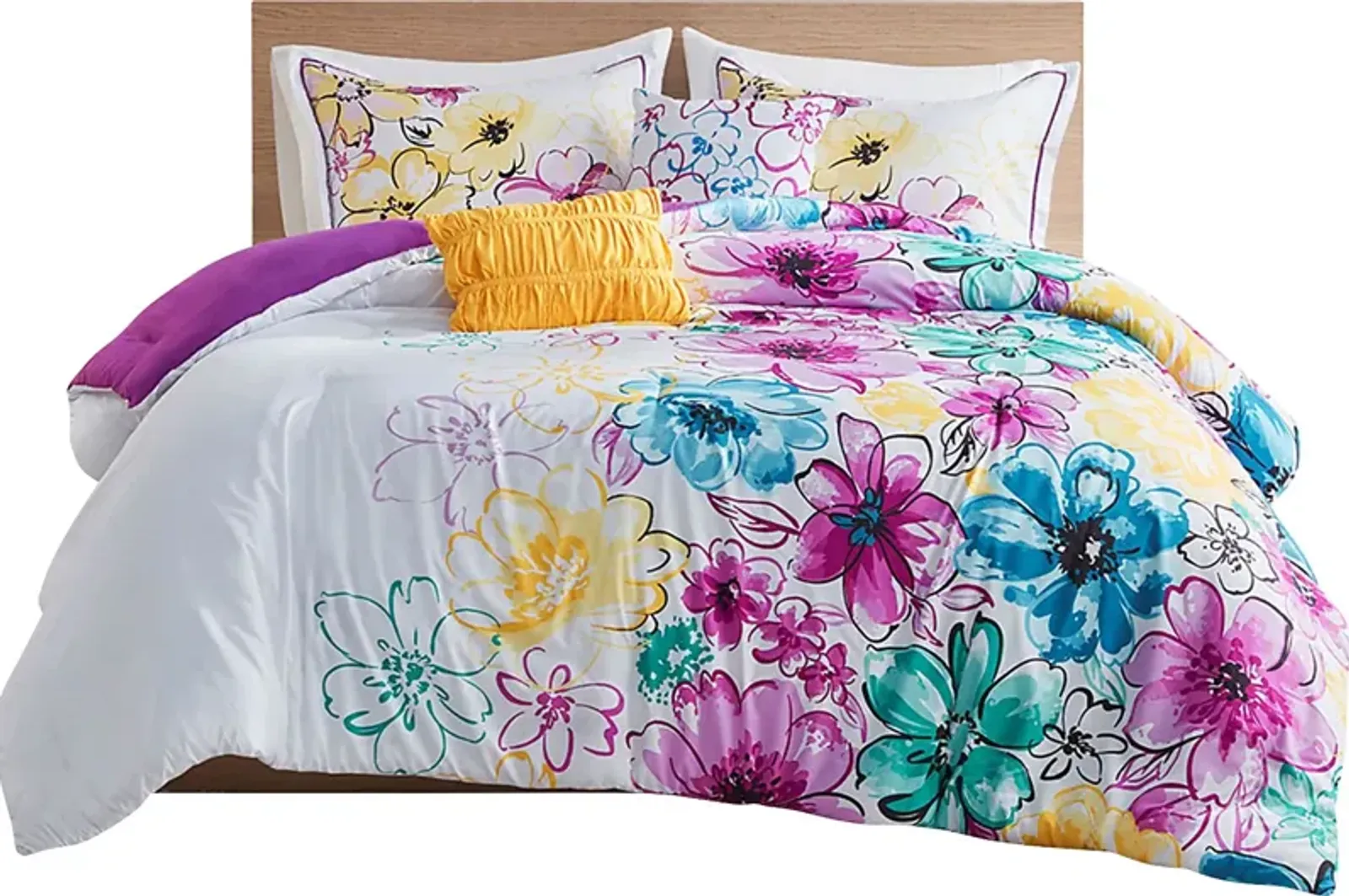 Kallmia Blue Twin/Twin XL Comforter Set