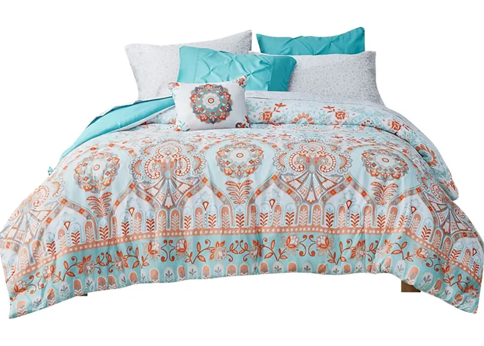 Kearney Blue Twin XL Comforter Set