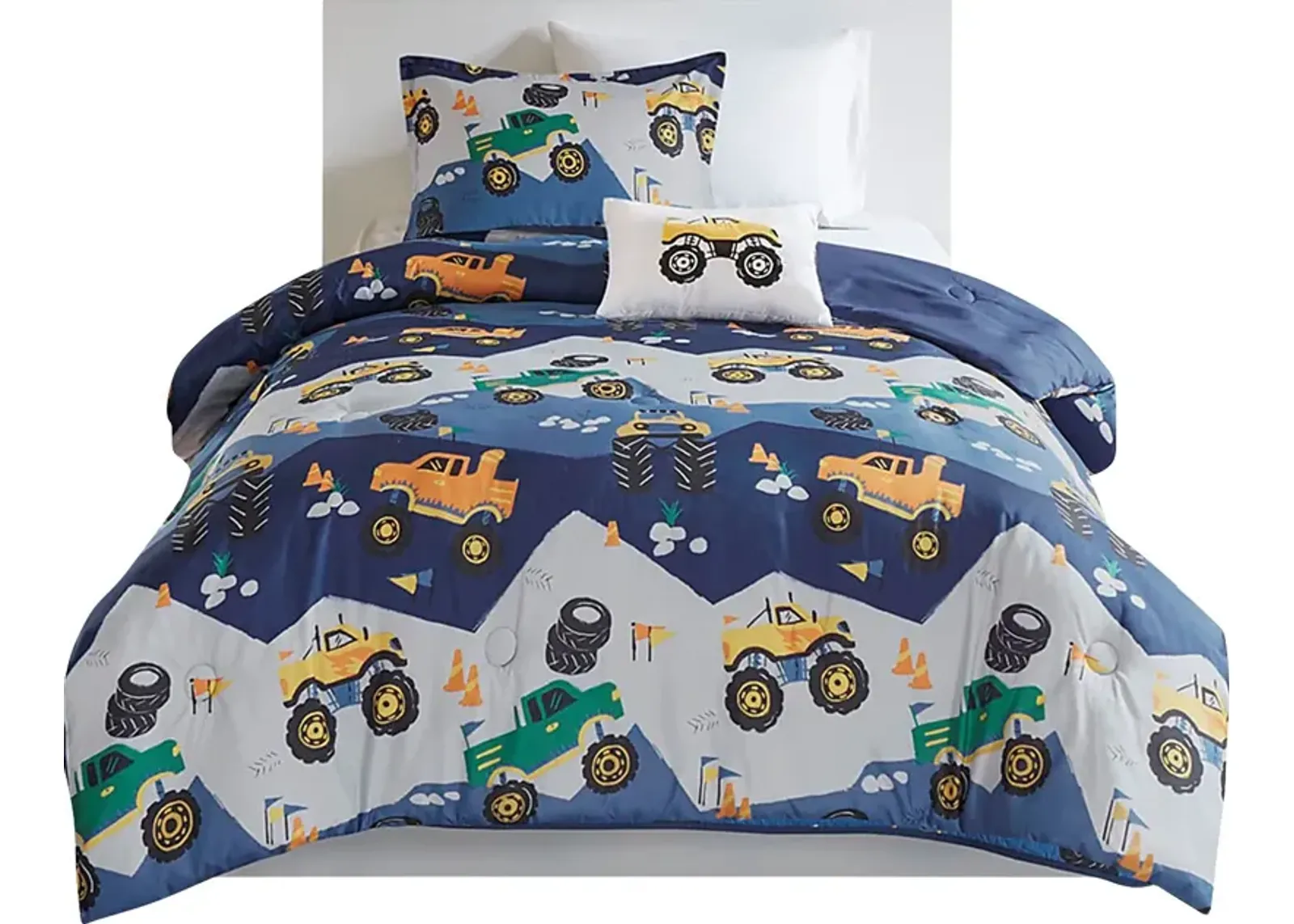 Raoul Blue Twin Comforter Set