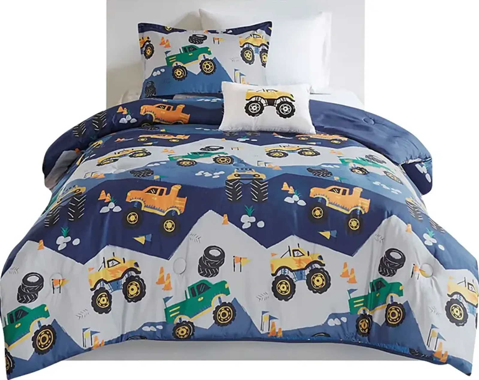 Raoul Blue Twin Comforter Set