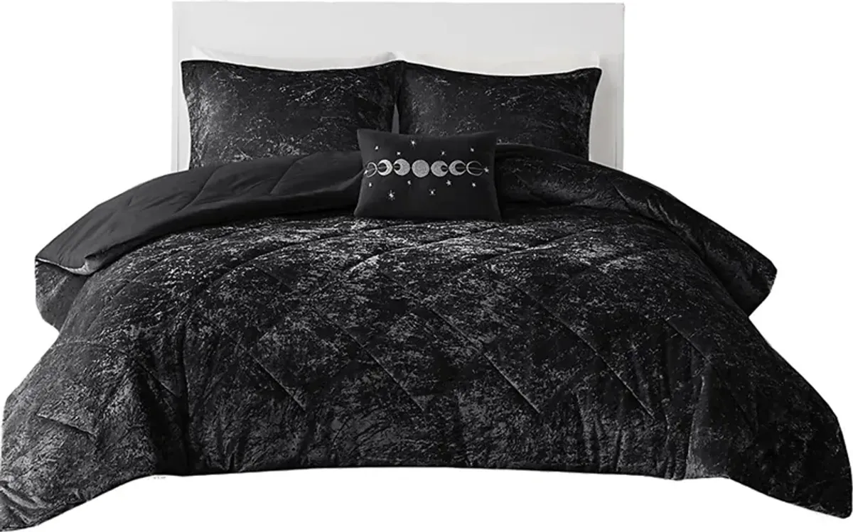 Kids Bajaro Black Twin Comforter Set