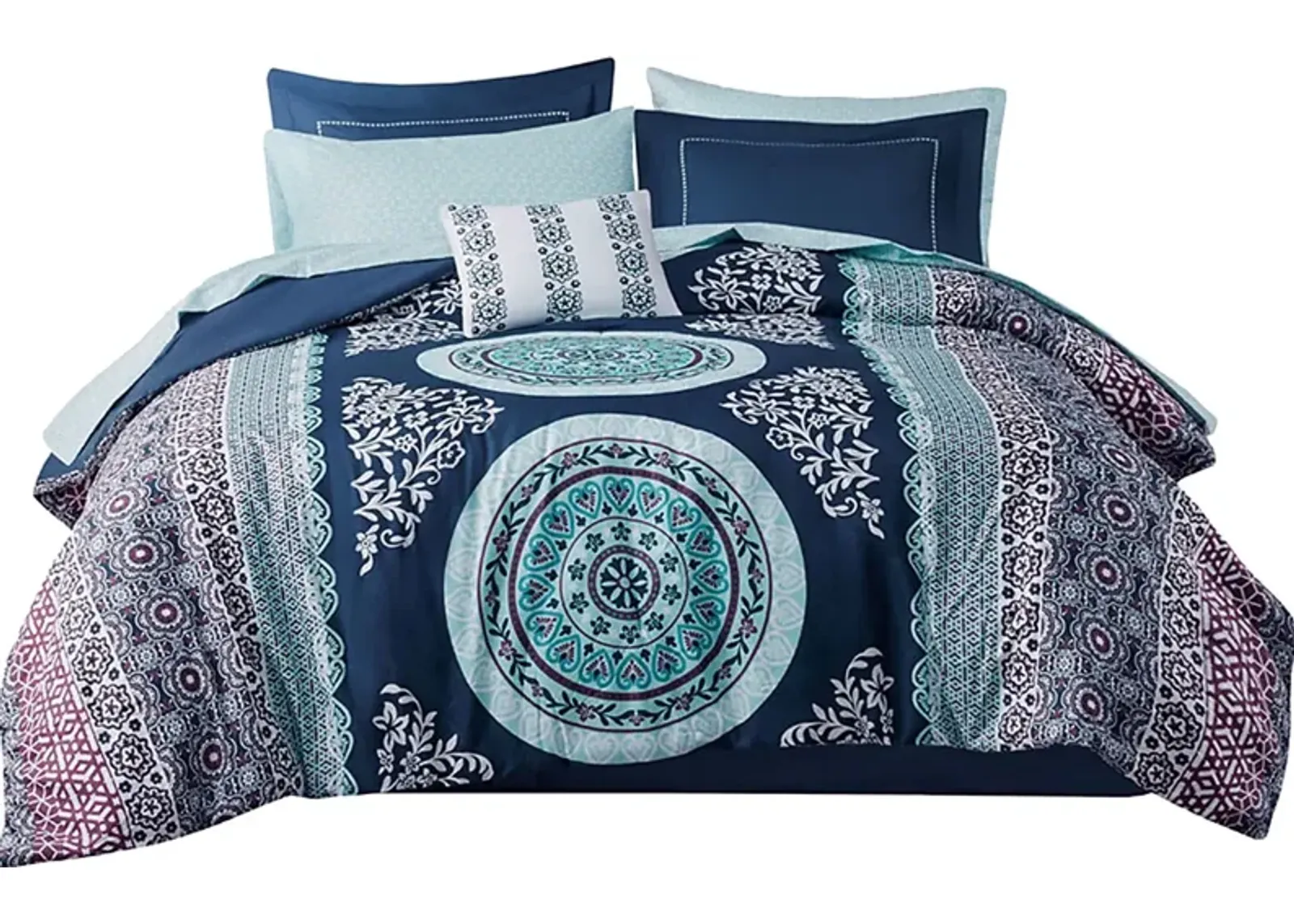 Kids Gallaudet Blue Twin Comforter Set