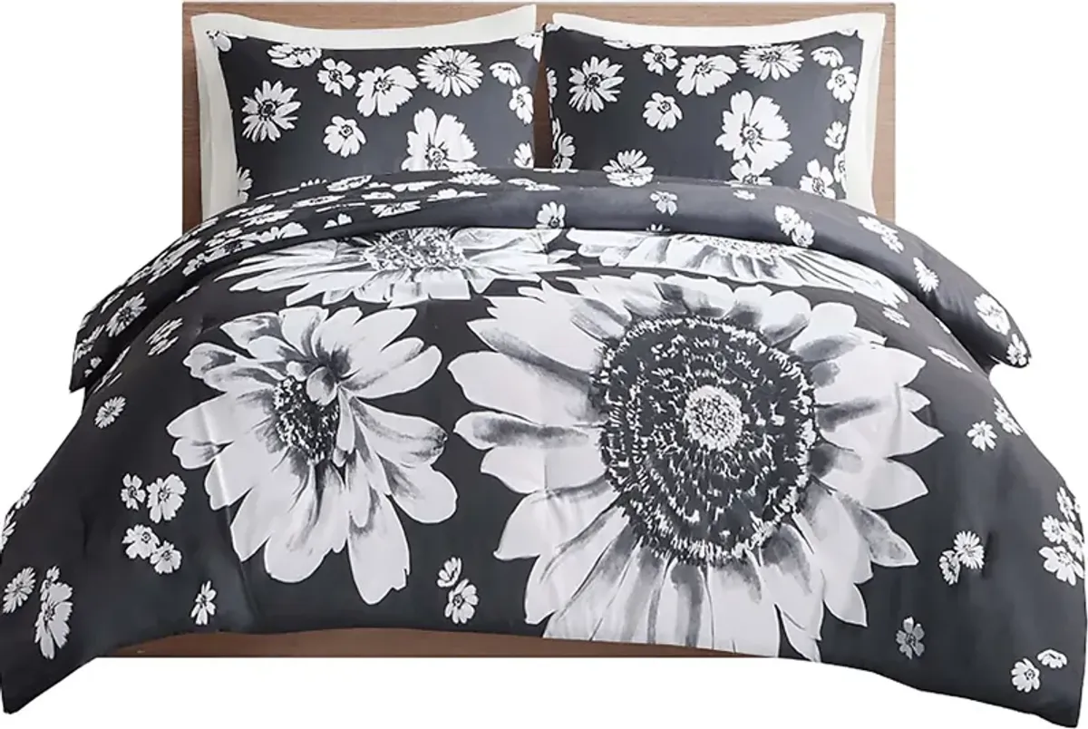 Kids Giwa Black Twin Comforter Set