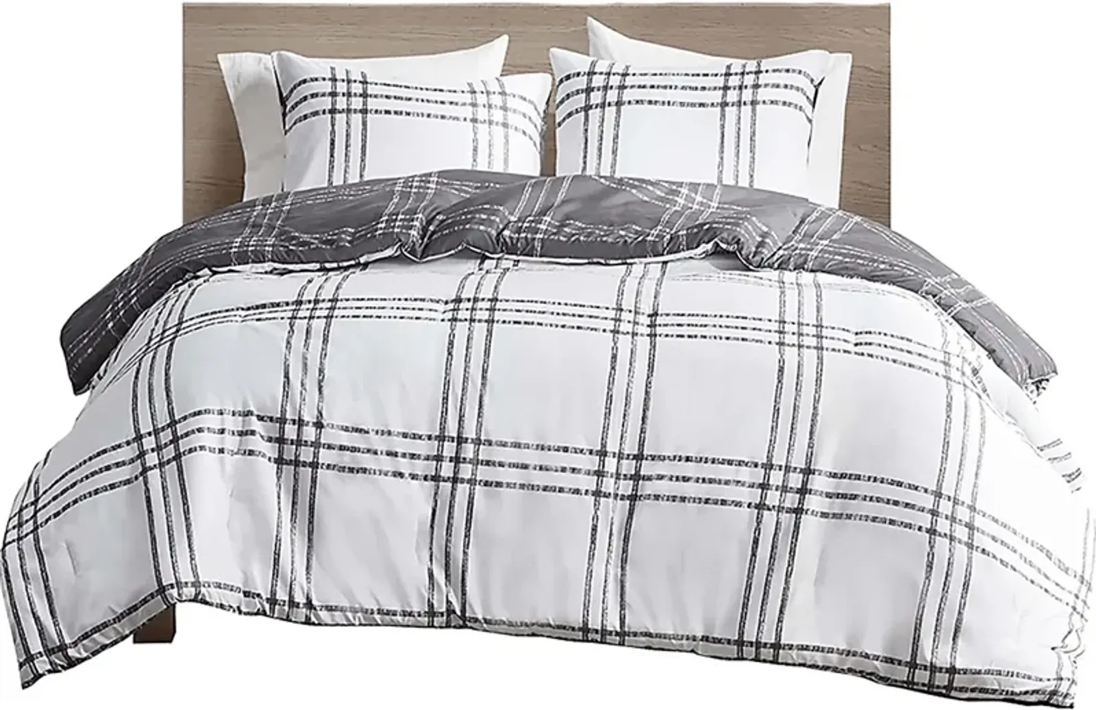 Kids Diabolo Gray Twin Comforter Set