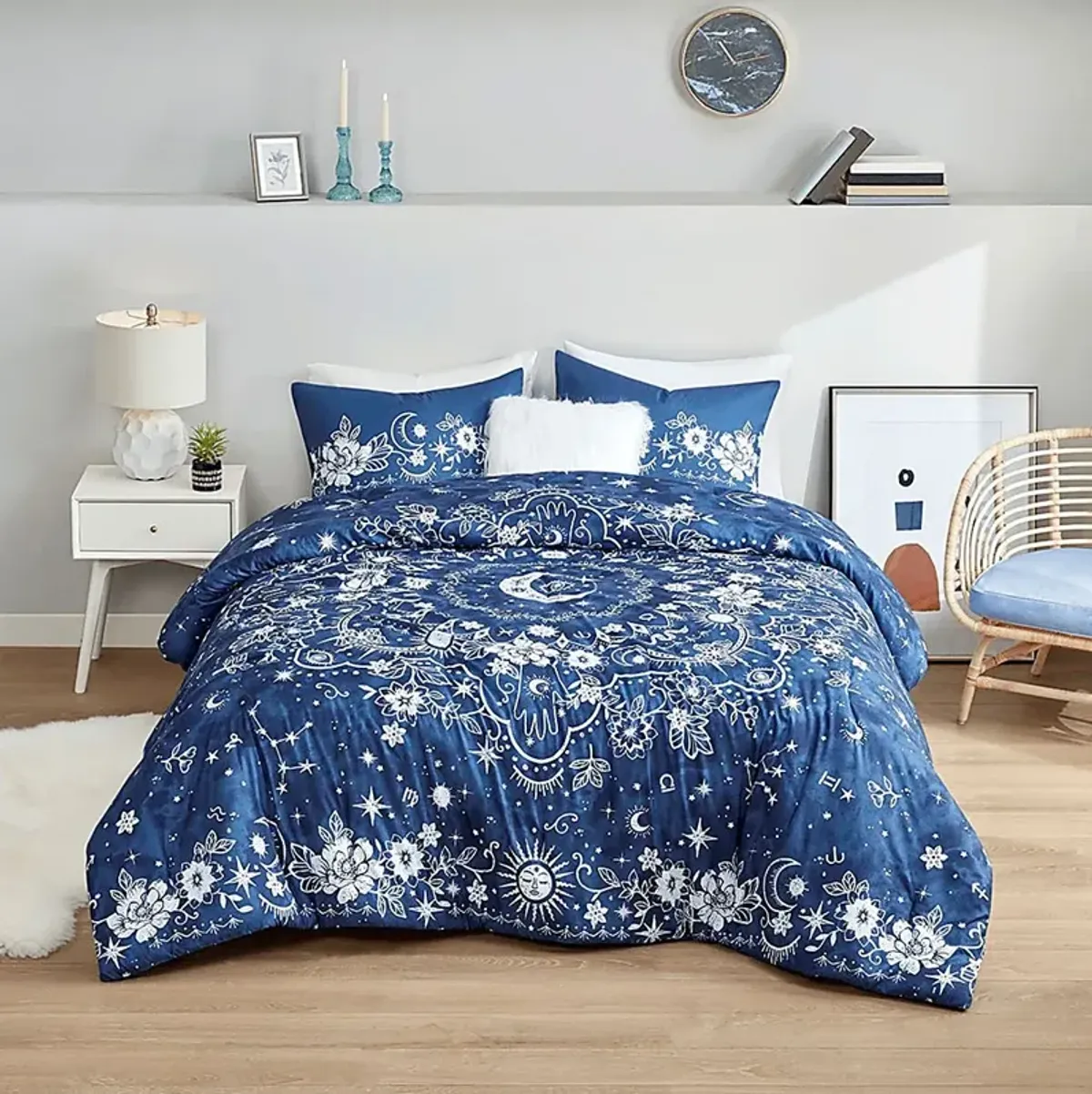 Kids Amsela Blue Twin Comforter Set