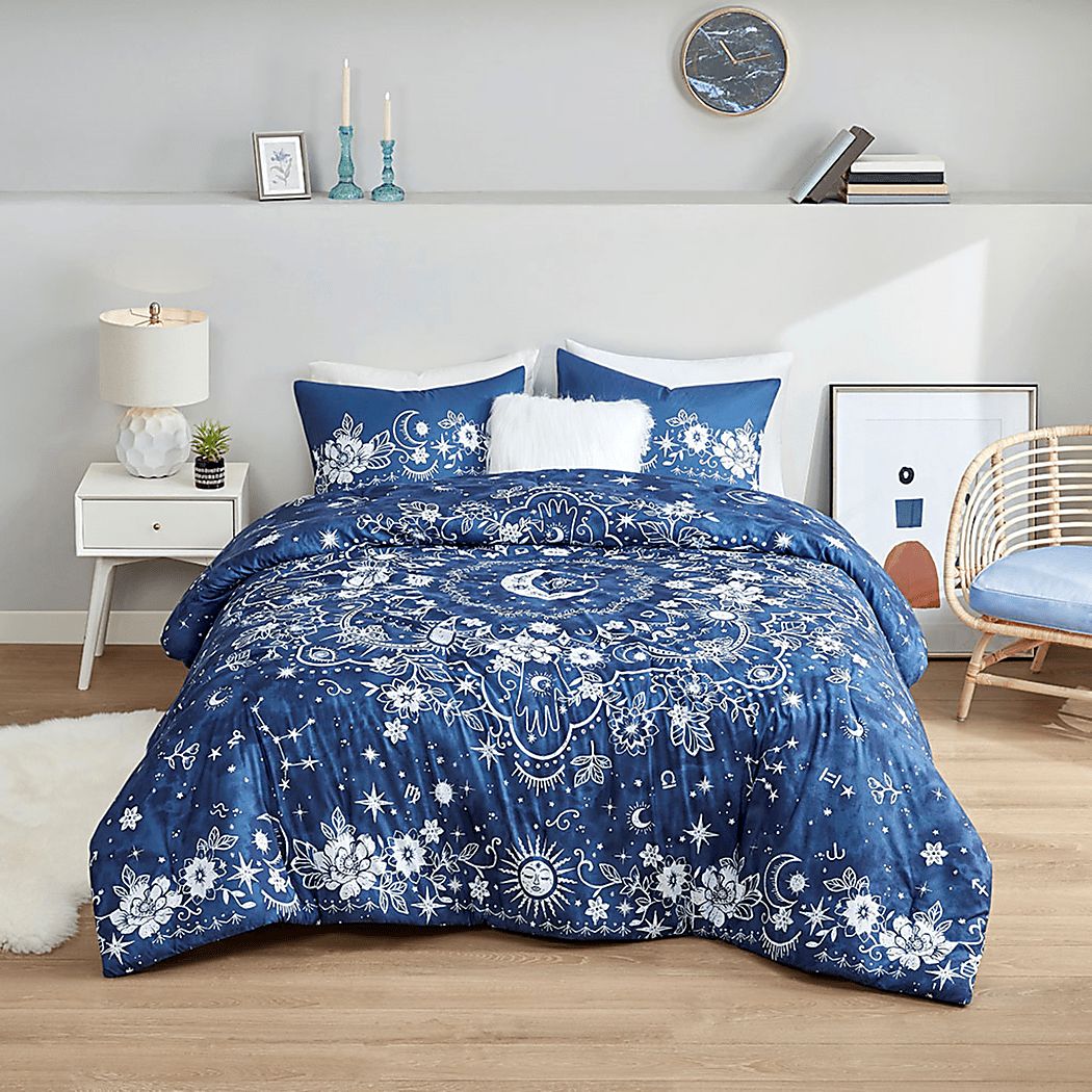 Kids Amsela Blue Twin Comforter Set