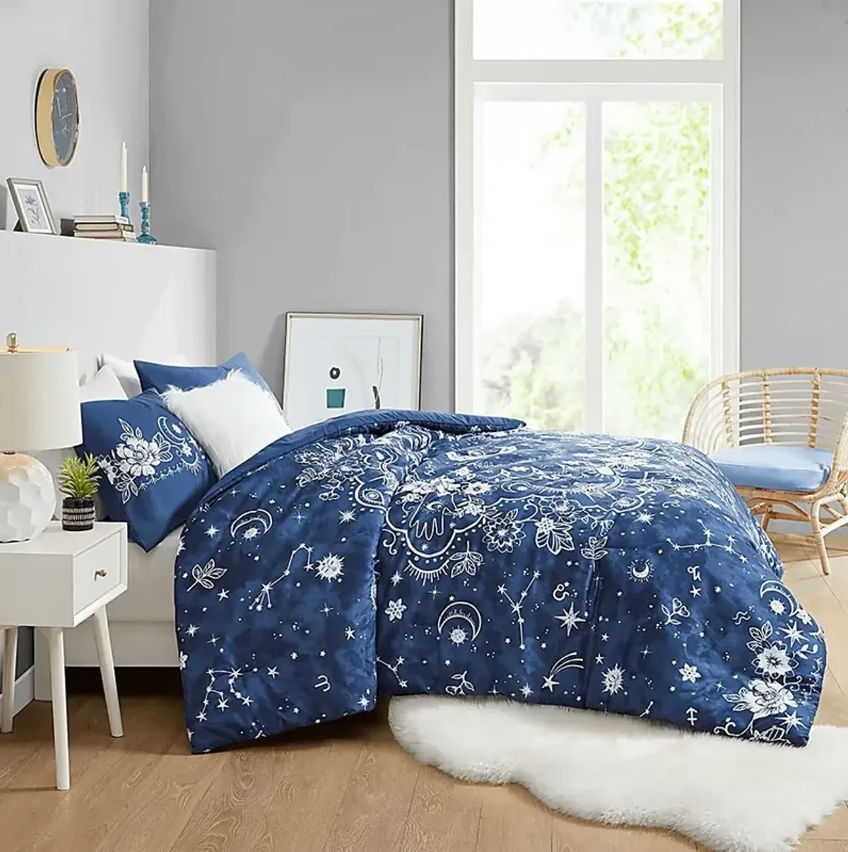 Kids Amsela Blue Twin Comforter Set