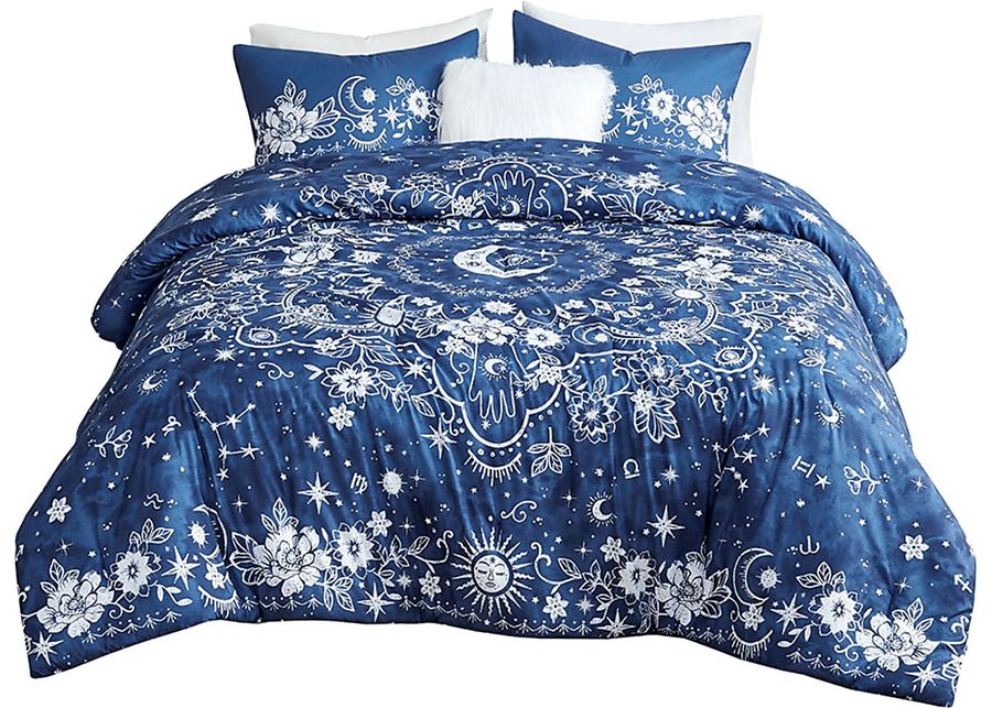 Kids Amsela Blue Twin Comforter Set