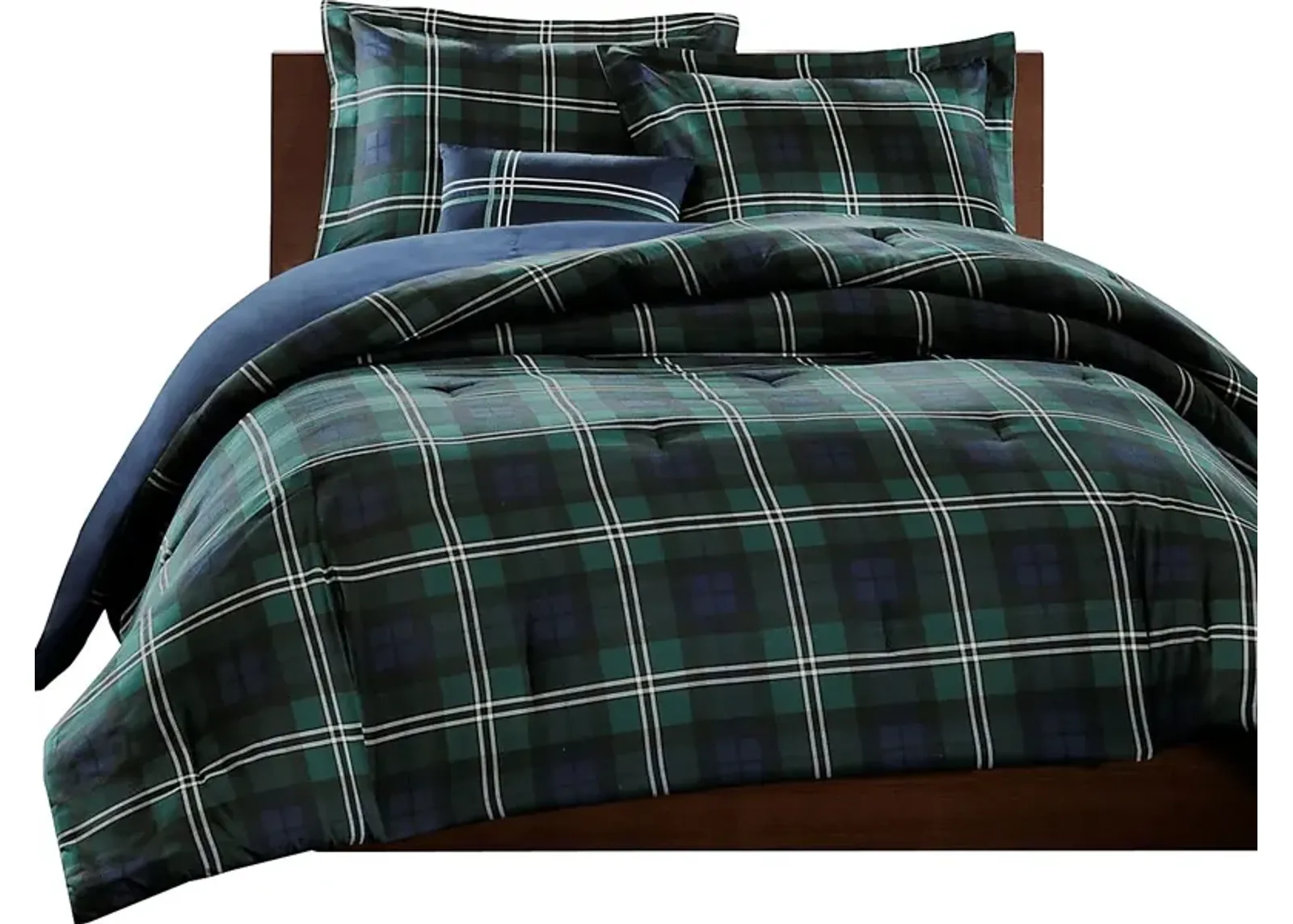 Avrill Blue Twin Comforter Set