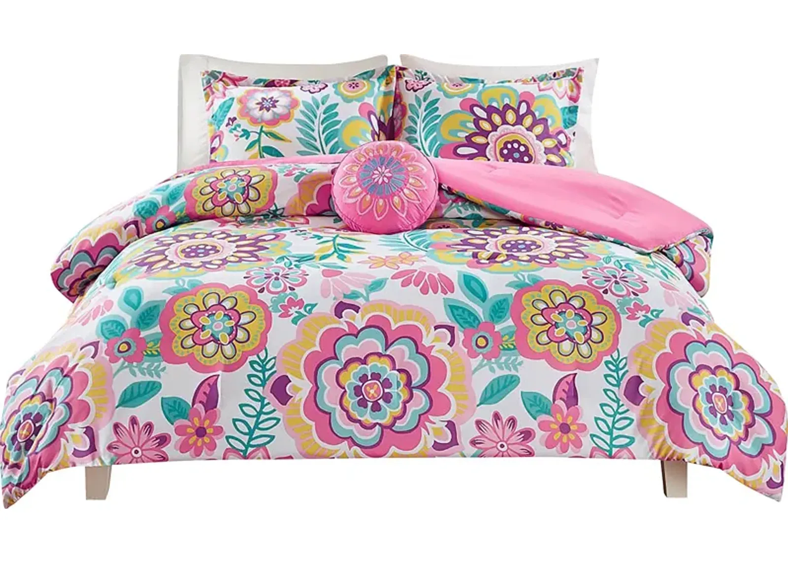 Cenni Pink Twin Comforter Set