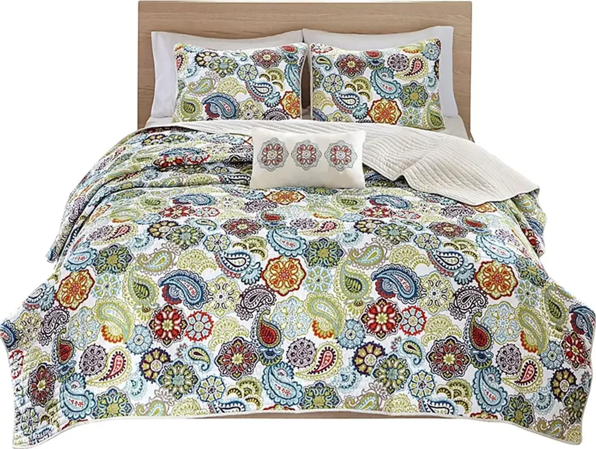 Dixa Multi Twin Quilt Set