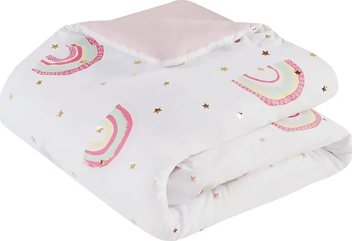Brivi White Twin Comforter Set