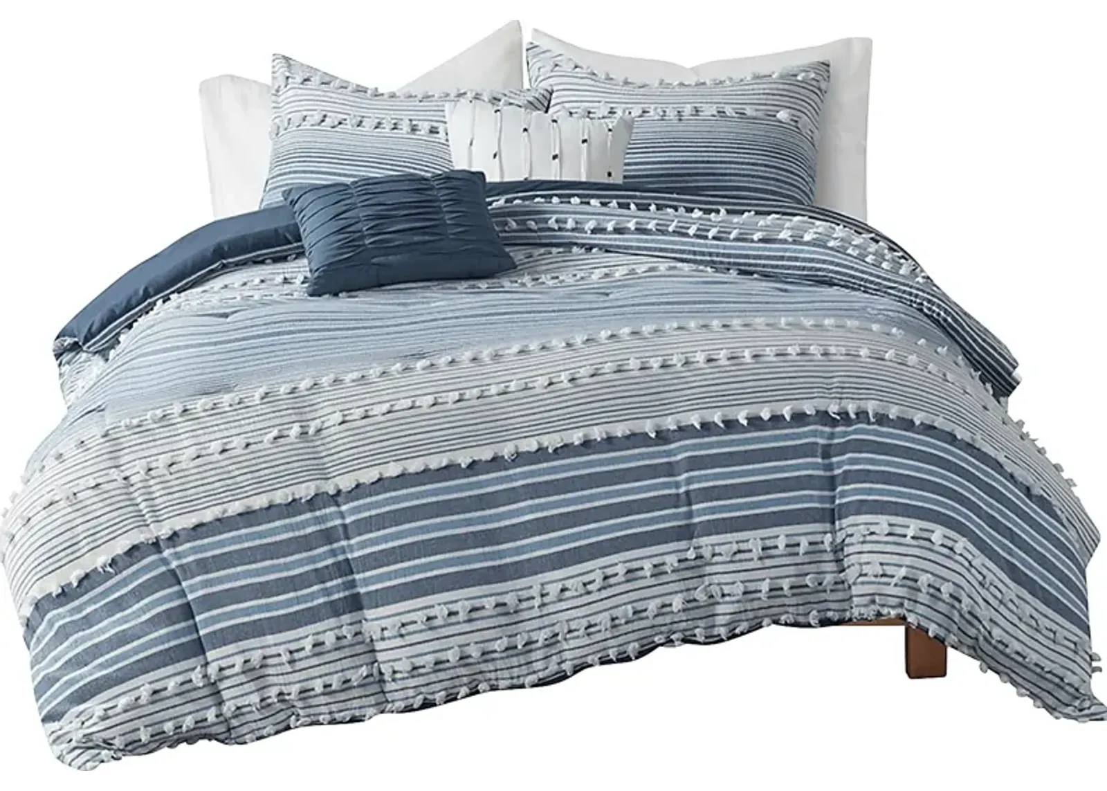 Collo Blue Twin Comforter Set